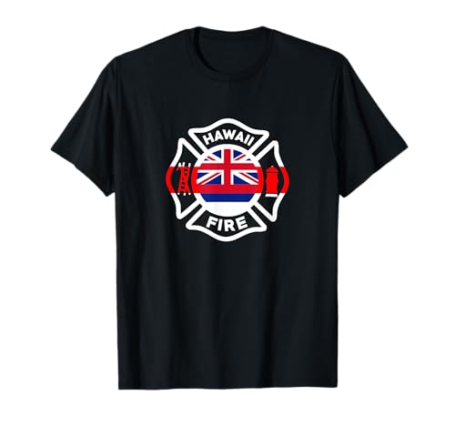 Hawaii Fire Rescue Department Firefighters Uniform Duty T-Shirt