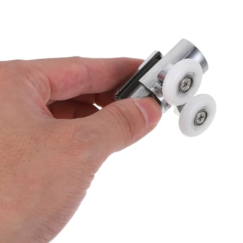 Rodillos para puertas de ducha de vidrio 23mm SHINEOFI de nylon y acero 5