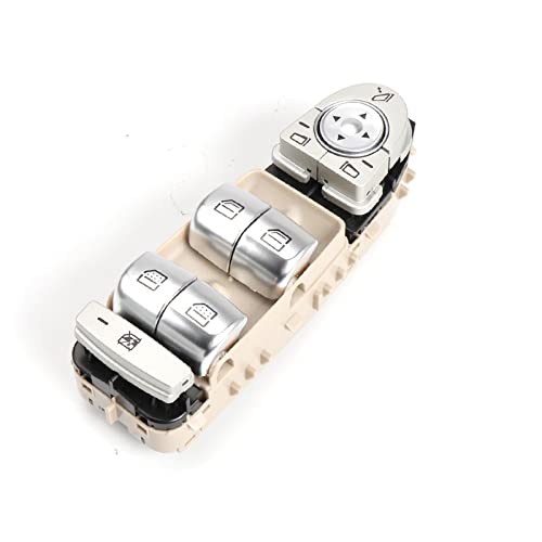 Interrupteur de fenêtre pour Mercedes Classe S W222 2014-2019 commande de porte avant beige 2229052004