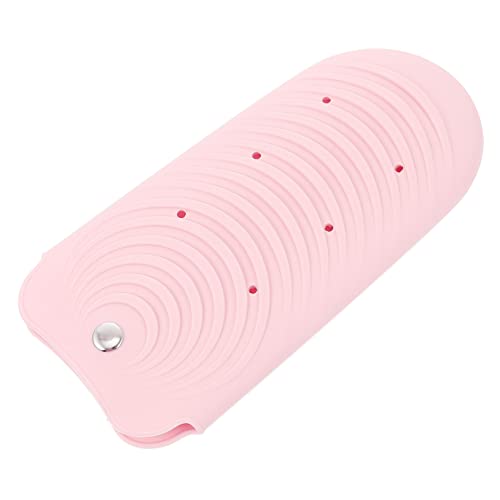 Bolsa de silicona para herramientas de cabello cubierta aislante para plancha de pelo bolsa para peinado resistente al calor miniatura 1