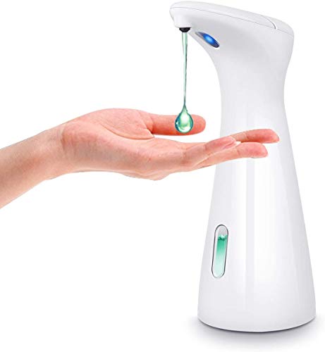 Katherinabafr Distributeur Savon Automatique avec Capteur de Mouvement Infrarouge,200 ML Distributeur Savon Liquide pour Cuisine et Salle de Bain