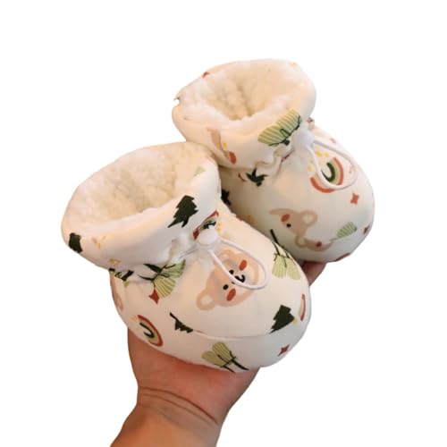 Warm Baby Boots,Cute Baby Sock Shoes,(Rainbow Bear,13)