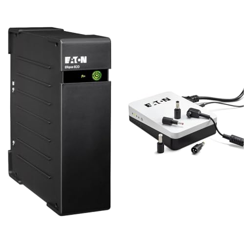 Eaton USV Ellipse ECO 650 USB DIN - Off-line Unterbrechungsfreie Stromversorgung (USV) & 3S Mini USV 36W 9/12/15/19 Volt DC