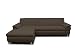 Produktbild DOMO Collection Ecksofa Bounty | L-Form Eckcouch | 266x172x82 cm | Wohnlandschaft Polsterecke Sofa Garnitur in braun