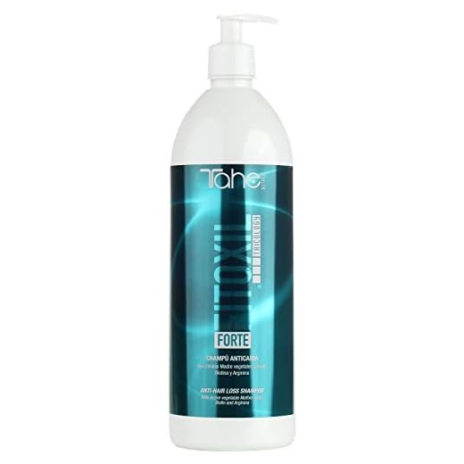 Tahe Fitoxil Champú Anticaída del cabello con efecto reforzado y de uso frecuente, con Células Madre Vegetales Activas, Biotina y Arginina, 1000 ml
