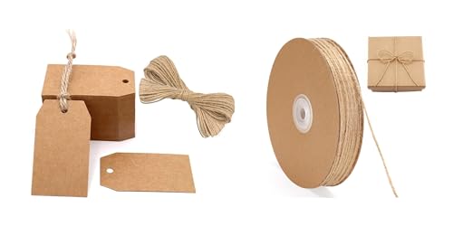 Papier Kraft Etiquette G2PLUS : fini les étiquettes arrachées, 200pcs