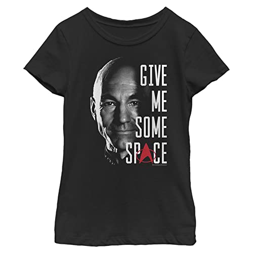 T-shirt Star Trek enfant Give Me Space en coton noir pour petit fan de science-fiction