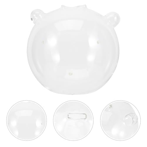 Hucha de oso creativo en vidrio visible para regalar en cumpleaños y eventos 8