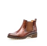 Gabor 51.610 Damen, Frauen Stiefeletten,Chelsea Boots,Stiefelette/ Röhrli,Stiefel,Halbstiefel,Bootie,Schlupfstiefel,gefüttert,Winterstiefeletten,sattel (Effekt) (braun)
