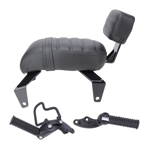 Bravema Passenger Seat w/Backrest & FootPegs for Indian Scout Bobber 25 26 by Bravema - Used condition - Image 8