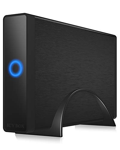 Caja externa para disco duro 3.5 pulgadas ICY BOX negra miniatura 2