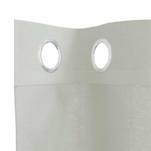 Rideaux en voile pour protéger des regards gris clair 140x300