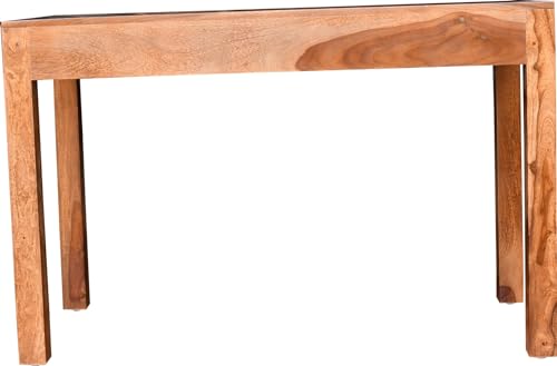 Image of Sheesham Wood Writing Computer & Study Table for Home and Office Furniture (Warm Chestnut) (Study Table 1)