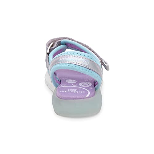 Stride Rite 360 Girls Sevita Light Up Sandal, Iridescent, 10 Toddler #TOP2