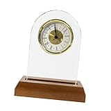 PLCPDM Orologio in progettato per occasioni importanti come anniversari con valore sentimentale duraturo e orologio souvenir con costruzione in vetro riflettente