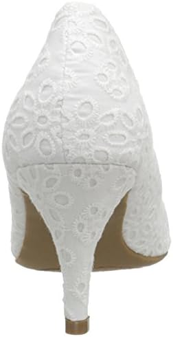 CL by Chinese Laundry womens Nanette Patent pumps shoes, White Eyelet, 8.5 US | Image 2