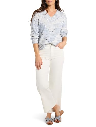 NIC+ZOE Women's Pointelle Cord Sweater