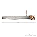 Hand Saw for Wood Cutting - 3’ One Man Crosscut Saw for Logging with Screw-on Auxiliary Handle, Great American Style Teeth, and Self-Clearing Gullets by Kings County Tools