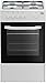 Beko - CSG42001FW - Cucina 50X50, Forno a Gas + Piano con 4 bruciatori a gas e griglie a piattina, Classe A, Controllo Meccanico, Colore Bianco, Dimensioni HxLxP: 85,0 x 50,0 x 50,0