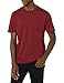 Amazon Essentials Mens T-Shirts, Regular-Fit, Short-Sleeve Crewneck Pocket, Pack of 2, Burgundy/Charcoal Heather, XX-Large