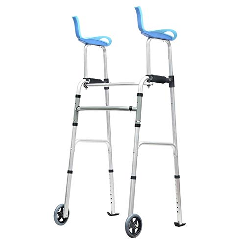 Déambulateur de rééducation hémiplégique pour adultes de grande taille portable et stable