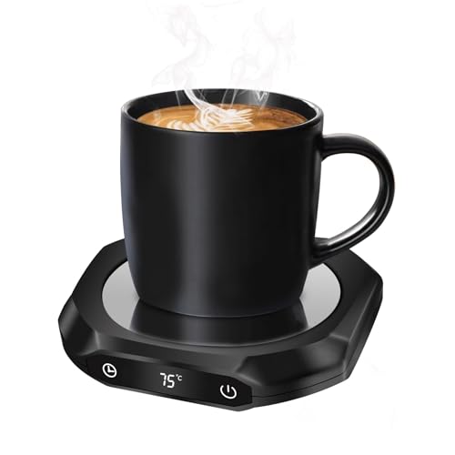 Mug Warmer,MQUPIN Coffee Warmer for Desk with 3 Temperature Settings (55℃/65℃/75℃)