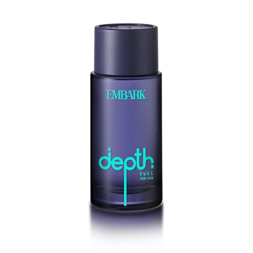 Image of EMBARK Depth Fuel Long Lasting Perfume for Men | 100ml Eau De Parfum | Citrus Aromatic Premium Fragrance | Gift for Men
