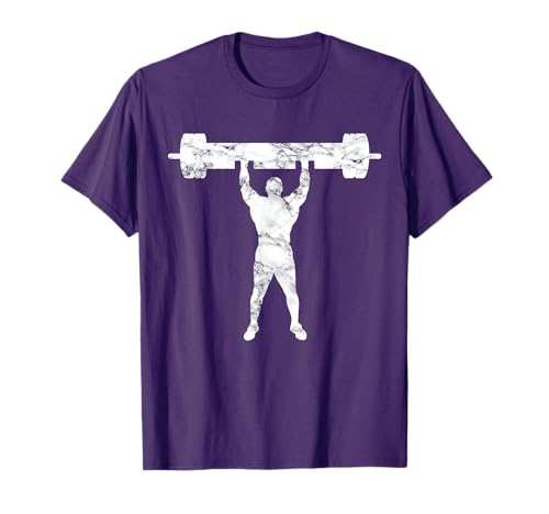Strongman Shoulder Press - Weightlifting Bench Press T-Shirt