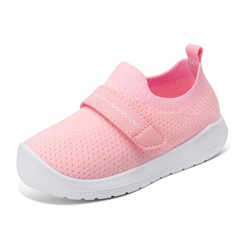 Toddler Walking Shoes Boys Girls Tennis Barefoot Shoes Kids Slip on Sneakers-1158