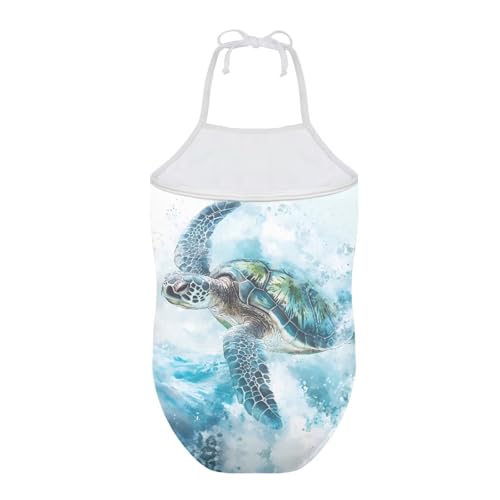 Image of ELEQIN Swimwear Swimsuit One Piece Girls Bathing Suit Animal Pattern 1-10 Years