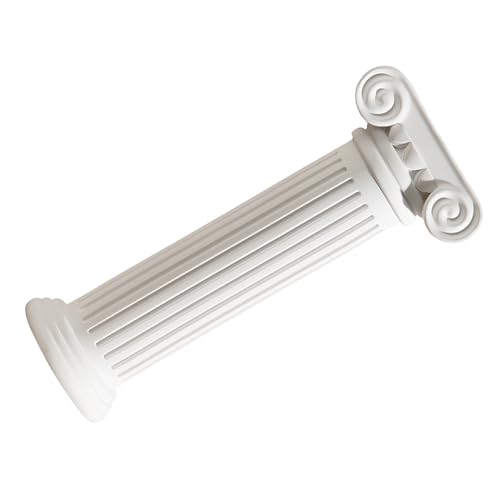 DIYEAH Vase Décoratif Colonne Romaine Résine pour Mariage et Centre de Table Élégant Décoration de Fête et Réutilisable Support Floral Sculpté Classique