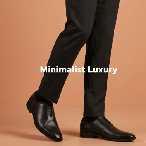 Image of Chardonnay Men's Leather Oxford Formal Shoes | Comfortable Cushioned Dress Shoes for Office & Business
