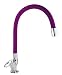 Produktbild ATCO® Kaltwasserarmatur FREE Silikon-Touch Standventil Einhebel flexibler Auslauf Armatur Spüle Spülbecken Waschtisch Waschbecken chrom-violett