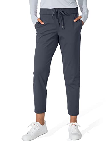 G Gradual Women's Pants with Deep Pockets 7/8 Stretch Ankle Sweatpants for Golf, Athletic, Lounge, Travel, Work