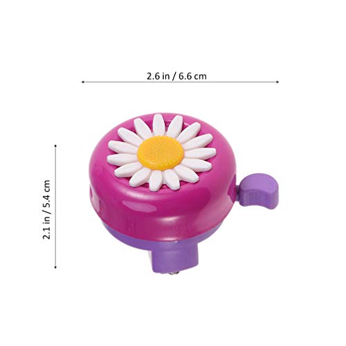 2 Unidades Sino De Bicicleta Margarida Acessórios Sino De Flores Flor Sino Da Bicicleta Campainha Do