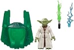 Star Wars Epic World Maître Yoda, 4-Inch Figure d'action à l'échelle, navire & 2 Accessoires, Jouets pour garçons & Filles Âge 4+