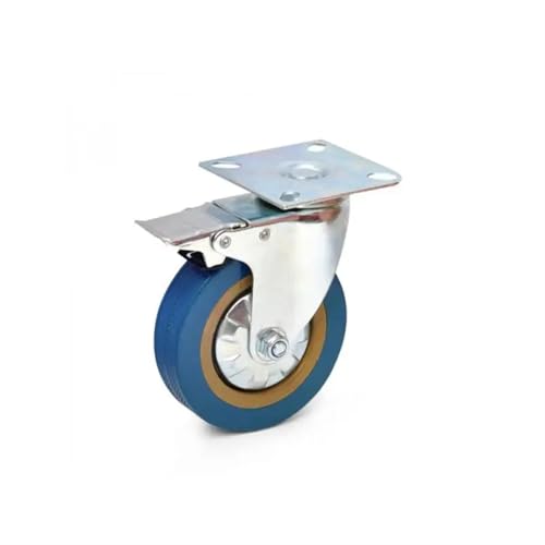 Roulette universelle 4 pouces PVC pour réparer chariot bloqué - 5