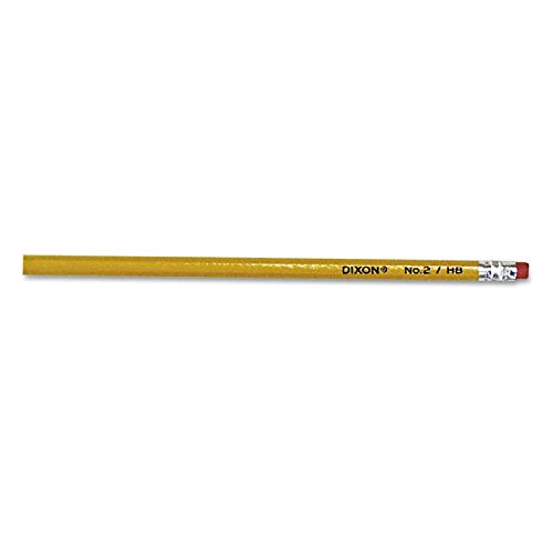 Dixon 14412 Woodcase Pencil, Hb #2 Lead,Yellow Barrel, 144/Box (Dix14412)