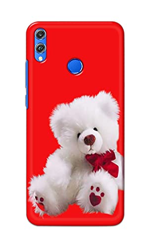 Image of PRINTFIDAA Teddy Bear Love Romantic Valentines Day Dumbo Printed Designer Hard Back Case Cover for Honor 8X, JSN-L11, JSN-L21, JSN-L22, JSN-L23 -(SF) MVN1001