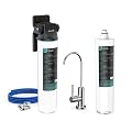 Frizzlife SW15F Multi-Layer Under Sink Water Filter, Reduces Chlorine, Lead, Fluoride, Heavy Metals, VOCs, Bad Taste & Odor, NSF Certified, 5min DIY Install, with SW15-HF Replace Filter