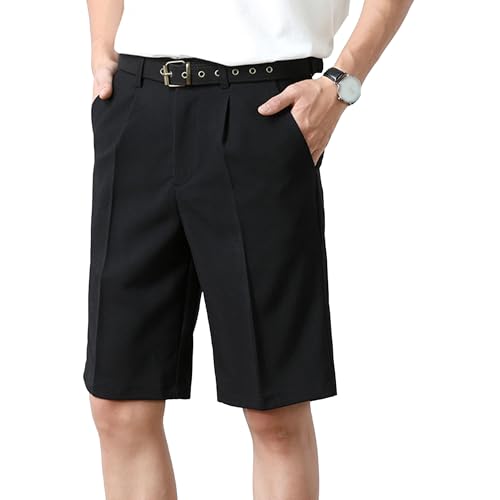 pleated shorts for men