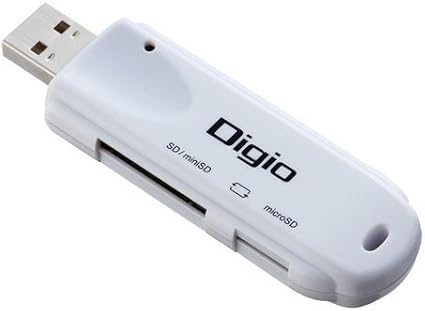 Amazon Digio2 カードリーダー ライター ホワイト Crw 2m32w ロアス パソコン 周辺機器 通販