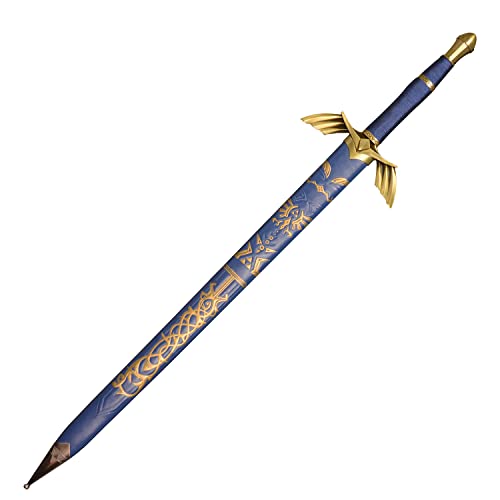 50.4inchs Real Metal Cosplay Swords Carbon Steel Master Swords -Blue