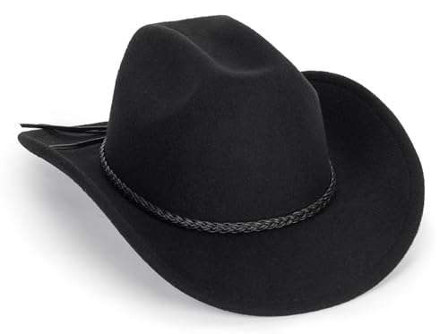 Vintage Western Cowboy Hat for Men Women...