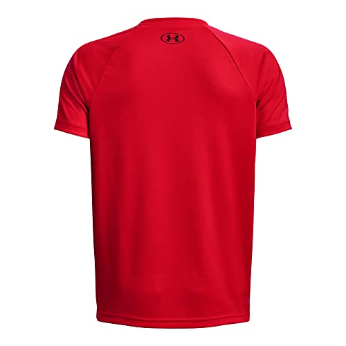 Image of Under Armour Boys' Tech Hybrid Printed Fill Short-Sleeve T-Shirt