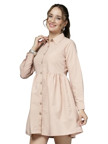 Robe chemise pour femme idéale pour le bureau et les sorties estivales décontractées