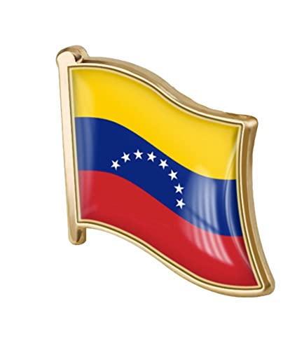 Image of vmcoatdu Country Flag Pin Badge International Travel Brooch Metal Alloy Souvenir Pin for Hat Clothes Backpack