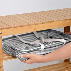 Mecto 72L Collapsible Laundry Hamper Freestanding Laundry Basket With Easy Carry Long Handles, Foldable Clothes Hamper Storage Basket For Bathroom Bedroom Dorm, Grey #TOP6