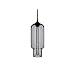 Produktbild d.Stil Moderne Hängeleuchte, Lampenschirm aus Glas, mehrfarbig Kronleuchter für Haus, Wohnzimmer, Esszimmer, Glas Metall, grau, style A 40.00watts 220.00volts
