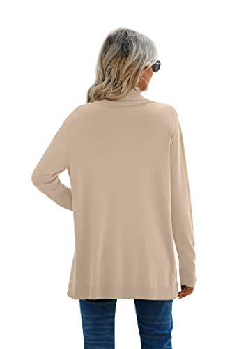 GRECERELLE Women's Long Sleeve Open Front Lightweight Casual Business Dressy Cardigan Sweater Fall Winter2
